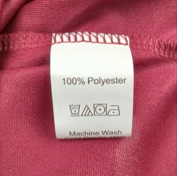 NWOT SHEIN Curve V Neck Dress w/ Tie Shoulder detail in Glitter Burgundy Sz. 4XL - Picture 13 of 14